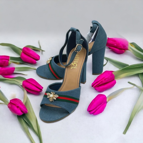 Rouge Helium Shoes - Rouge Helium Fashion Block Pumps🌹